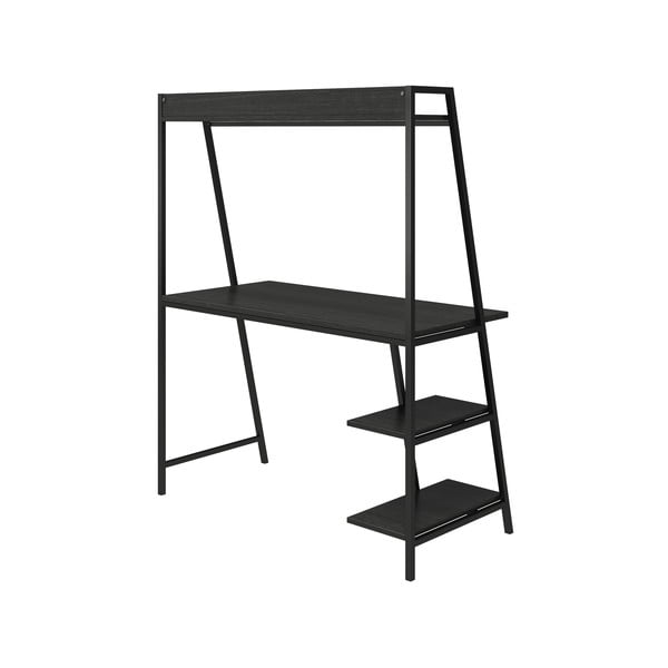 Ścienne biurko z blatem w dekorze dębu 51x111 cm Bushwick – Novogratz-image-4