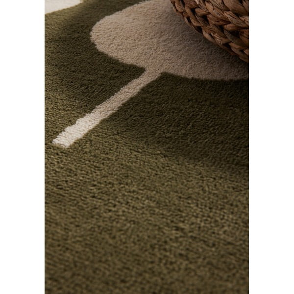 Dywan dziecięcy w kolorze khaki 120x170 cm Lovely Leaves – Hanse Home-image-3