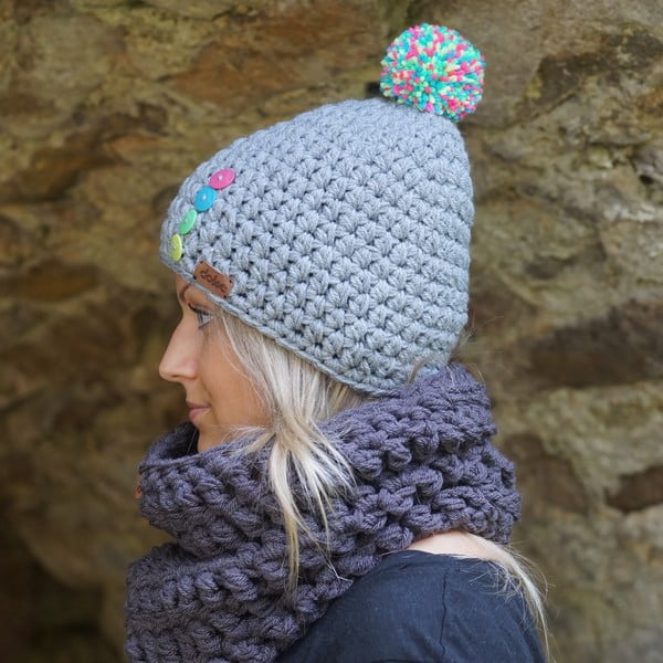 Czapka szydełkowa DOKE BC Light Short-image-2