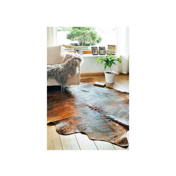 Brązowa skóra 170x160 cm – Narma-image-1