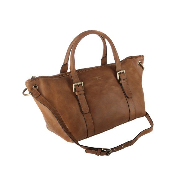 Damska torebka skórzana Poppy Vintage Treacle-image-2