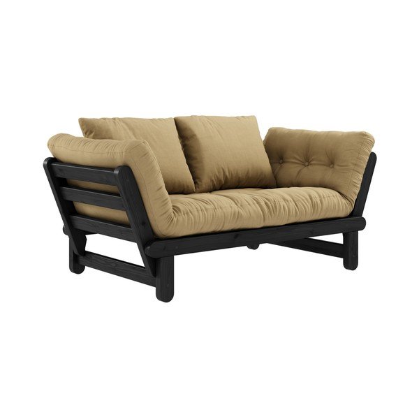 Sofa wielofunkcyjna Karup Design Beat Black/Wheat Beige-image-3