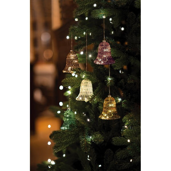 Bordowa dekoracja świetlna ø 9 cm Luna  – Sirius-image-1