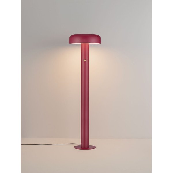 Bordowa metalowa lampa stojąca LED ze ściemniaczem (wysokość 142 cm) Noelia – Nova Luce-image-2