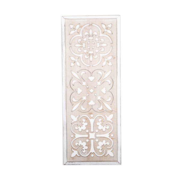 Drewniana dekoracja wisząca Dakls Arabesque, 32x82 cm