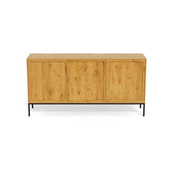 Komoda w dekorze dębu w naturalnym kolorze 158x80x40 cm Palmdale – Actona-image-3