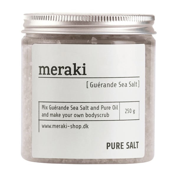 Peeling na bazie soli morskiej Meraki Pure, 250 g