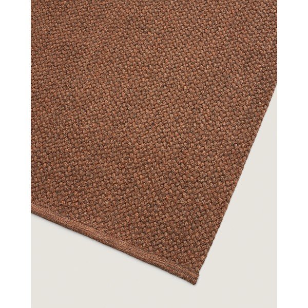 Dywan odpowiedni na zewnątrz z włókien z recyklingu w kolorze terakoty 160x230 cm Despas – Kave Home-image-4