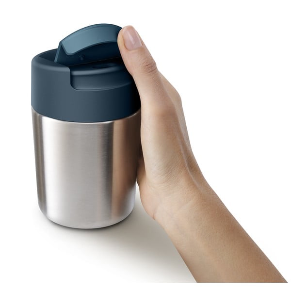 Kubek podróżny w granatowo-srebrnym kolorze 340 ml Sipp – Joseph Joseph-image-4