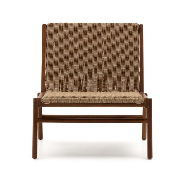 Drewniany fotel ogrodowy w naturalnym kolorze Itani – Kave Home-image-4