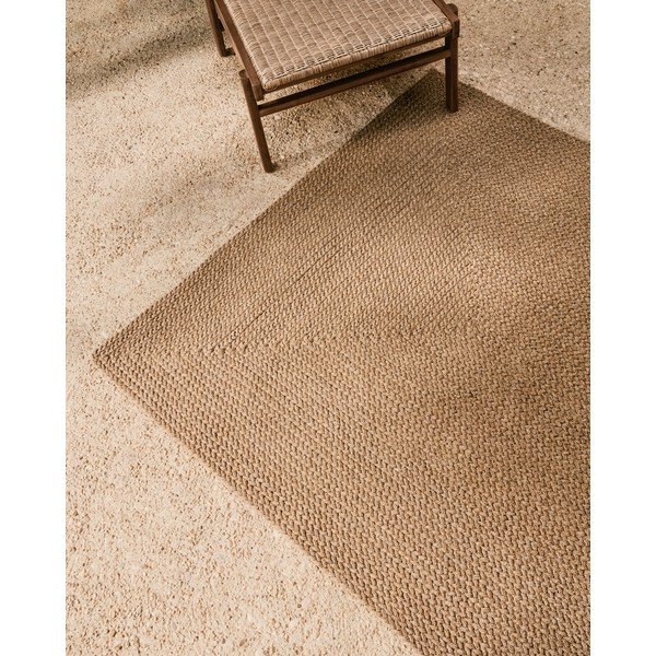 Beżowy dywan odpowiedni na zewnątrz z włókien z recyklingu 160x230 cm Despas – Kave Home-image-2