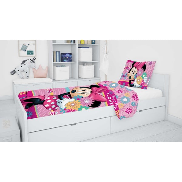 Bawełniana pościel dziecięca jednoosobowa 140x200 cm Minnie – Jerry Fabrics-image-1
