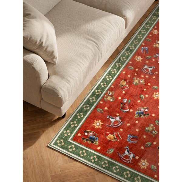Czerwony/zielony dywan ze świątecznym motywem 160x230 cm Toy's Delight Nostalgic Noel Red Green – Villeroy&Boch-image-2