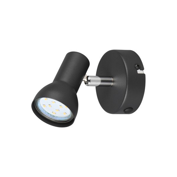 Czarna lampa punktowa ø 8 cm Cantar – Reality