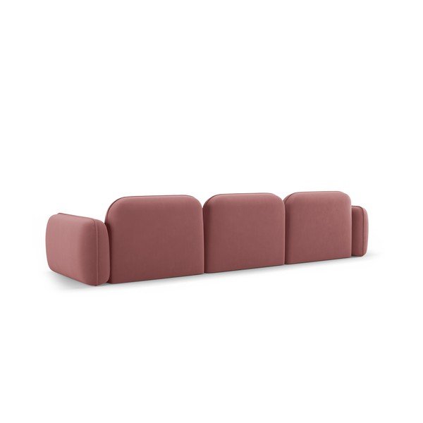 Różowa aksamitna sofa 320 cm Audrey – Interieurs 86-image-3