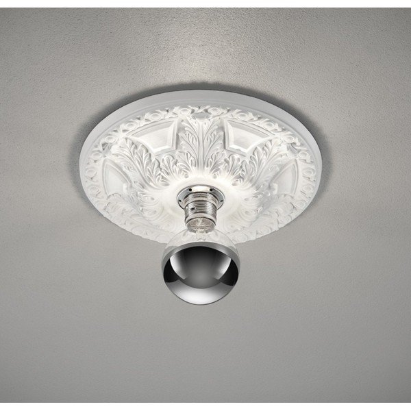 Biała lampa sufitowa ø 30 cm Lilly – Trio-image-1