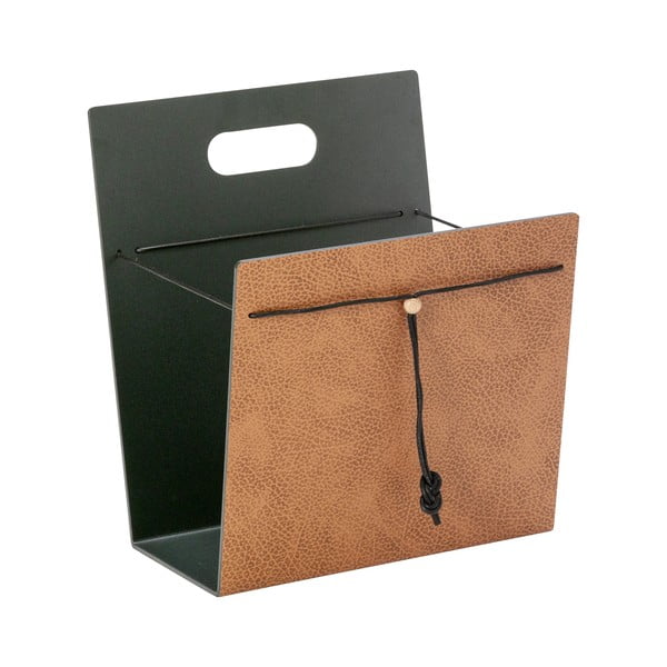 Gazetnik metalowy/ze skóry ekologicznej Bull M – LIND DNA