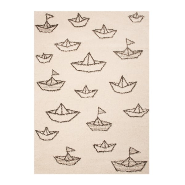 Brązowy dywan dziecięcy Hans Home Boat, 120x170 cm