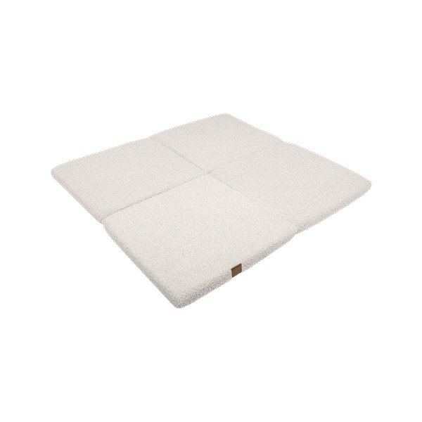 Kremowa mata do zabawy dla dzieci 120x120 cm – Meowbaby
