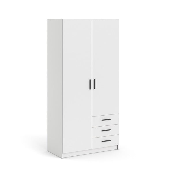 Biała szafa 99x200 cm Sprint – Tvilum-image-2