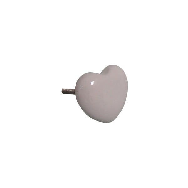 Dekoracyjna gałka ceramiczna Antic Line Heart