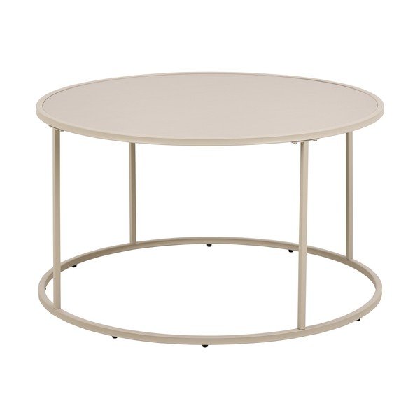 Szary stalowy okrągły stolik ø 80 cm Seaford – Actona