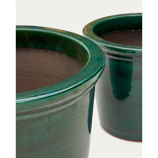 Terakotowe doniczki zestaw 2 szt. ø 47 cm Presili – Kave Home-image-3