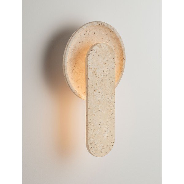 Beżowy kamienny kinkiet LED Mavis – Nova Luce-image-1