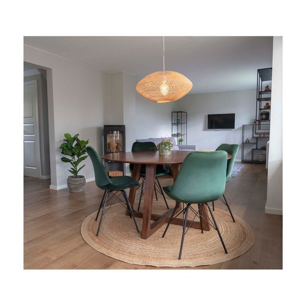 Komplet 2 ciemnozielonych krzeseł House Nordic Oslo-image-4