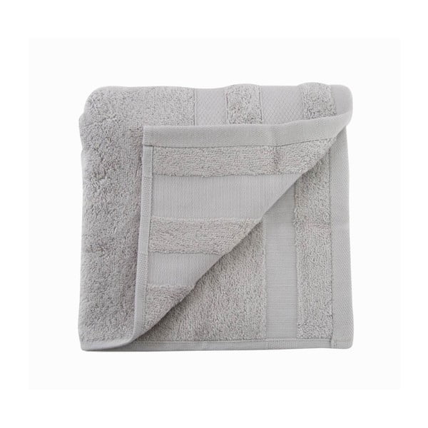 Szary ręcznik Jolie, 50x90 cm