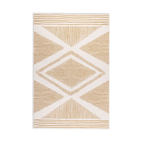 Żółto-kremowy dywan odpowiedni na zewnątrz 200x290 cm Gemini – Elle Decoration