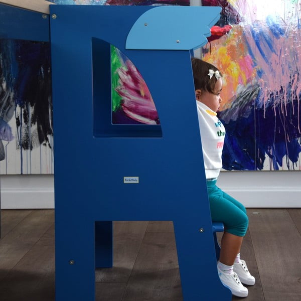 Niebieski pomocnik kuchenny dla dzieci Montessori – Rocket Baby-image-4