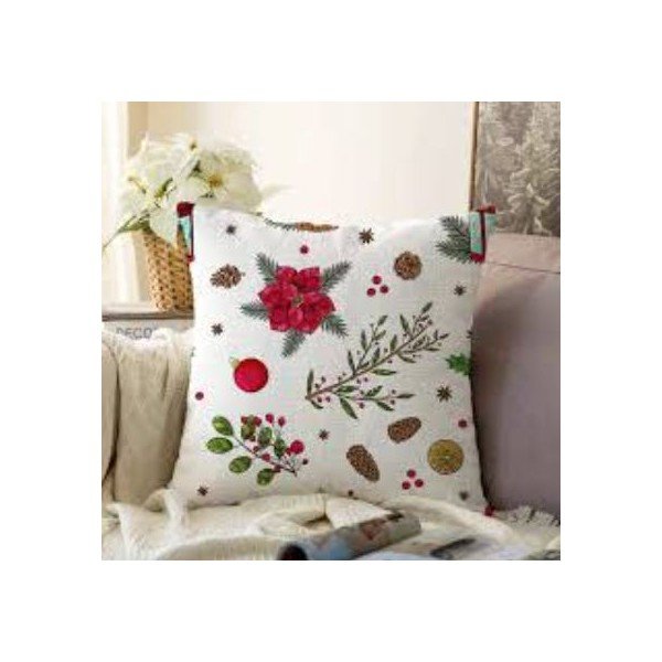 Poszewka na poduszkę ze świątecznym motywem 43x43 cm Merry Christmas – Mila Home-image-1
