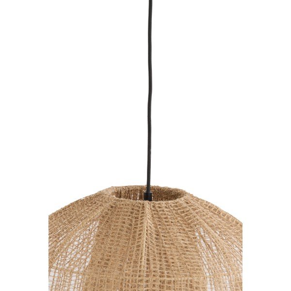Lampa wisząca w naturalnym kolorze ø 10 cm Macul – Light & Living-image-3