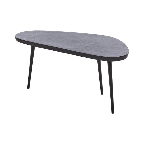 Czarny metalowy stolik 42x87 cm Puno – Light & Living