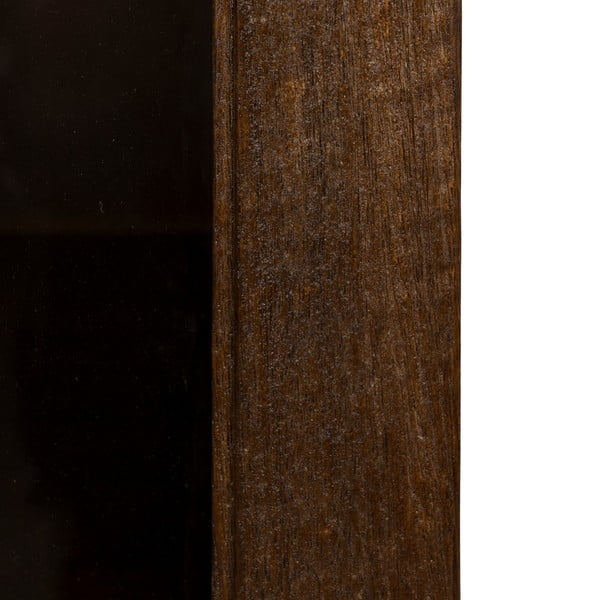 Brązowa witryna z litego drewna mango 40x180x40 cm Ravi – Ixia-image-4