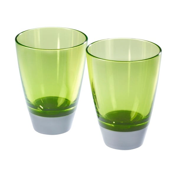 Zestaw 2 szklanek Entity Green