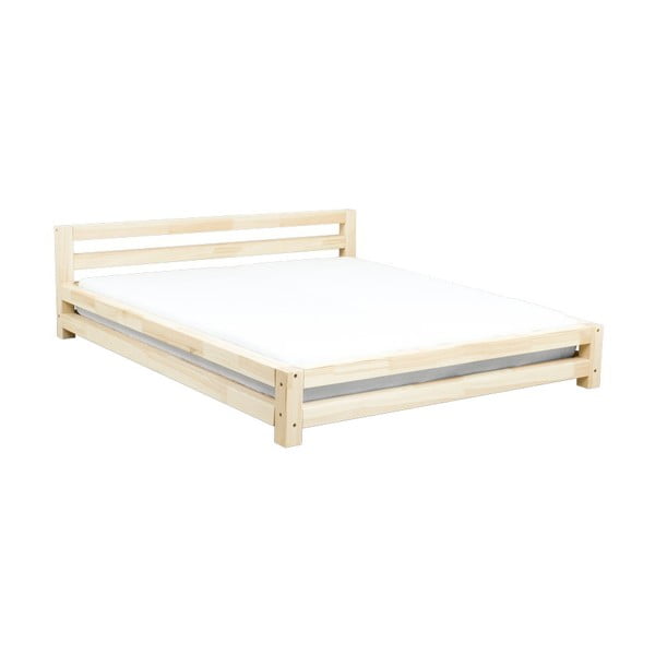 Łóżko 2-osobowe z drewna świerkowego Benlemi Double, 180x200 cm