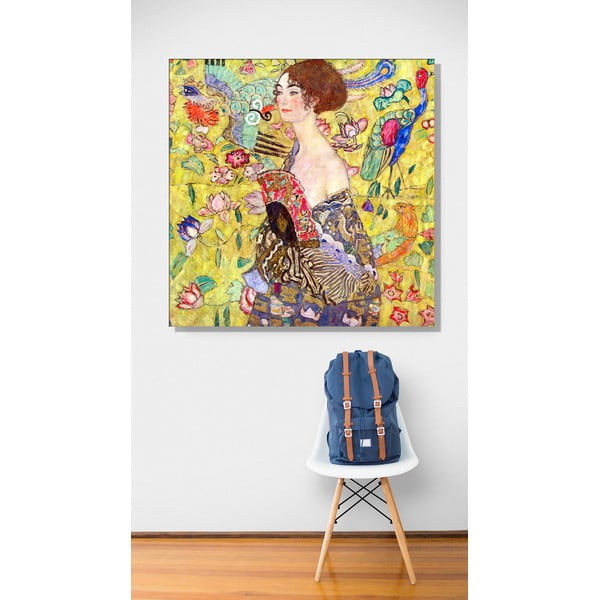 Reprodukcja obrazu Gustava Klimta – Lady With Fan, 70x70 cm-image-1