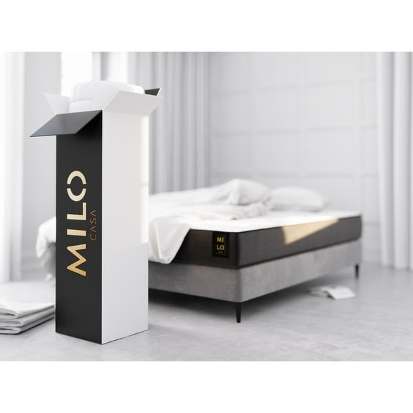 Twardy/średnio twardy piankowy materac dwustronny 180x200 cm Fabio – Milo Casa-image-3
