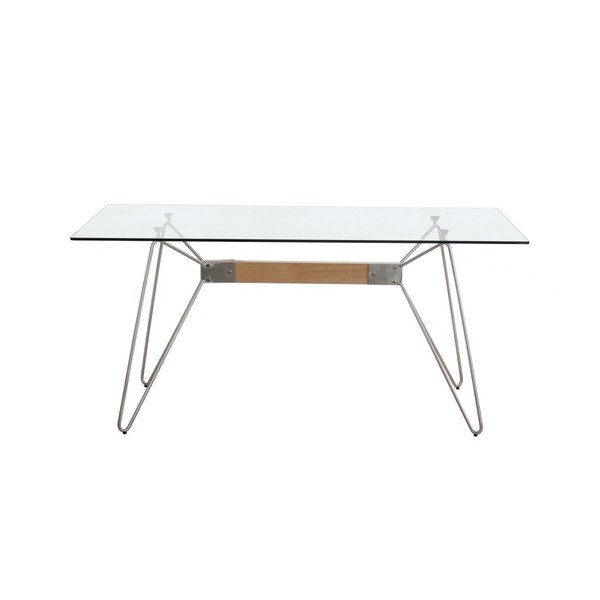 Stół do jadalni z czarnymi nogami Marckeric Nicole, 160x90 cm-image-4