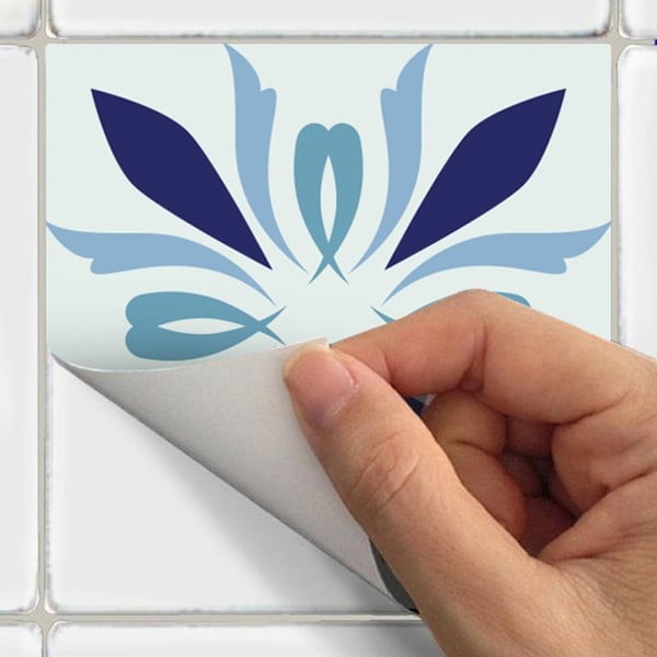 Zestaw 30 naklejek Ambiance Madeira, 15 x15 cm-image-1