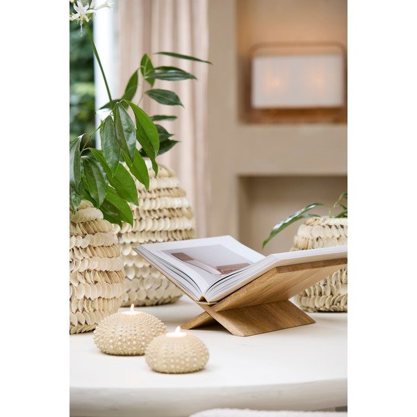 Drewniany stojak na książkę kucharską Tonosi – Light & Living-image-1