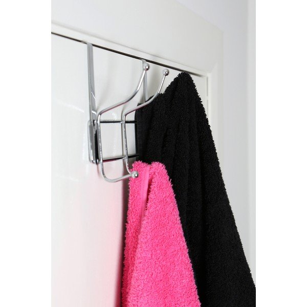 Metalowy wieszak na drzwi w kolorze srebra 11 cm Chrome – Premier Housewares-image-1