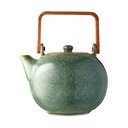 Zielony dzbanek do herbaty ceramiczny z sitkiem 1,2 l Gastro Green – Bitz