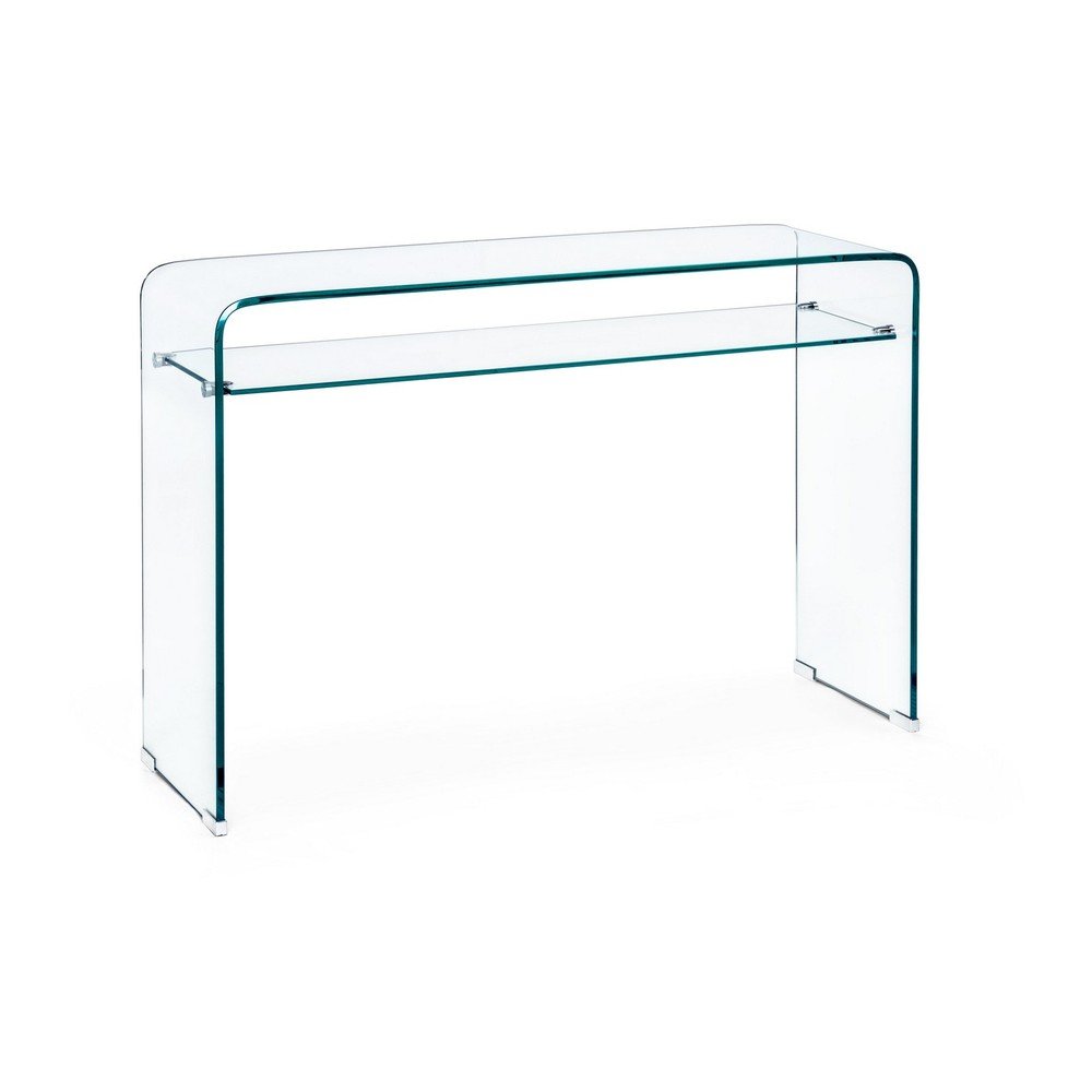 Szklana konsola 35x110 cm Iride – Bizzotto
