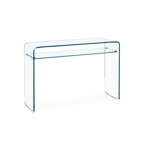 Szklana konsola 35x110 cm Iride – Bizzotto