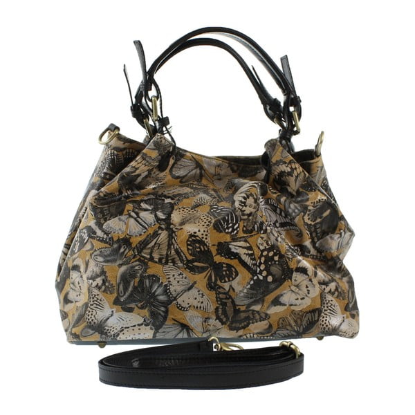 Karmelowa skórzana torebka Teresa-image-2