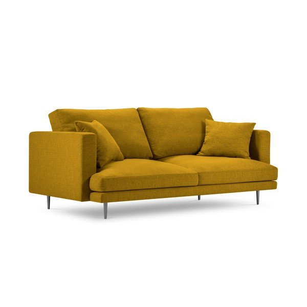Żółta sofa Milo Casa Piero, 220 cm-image-4
