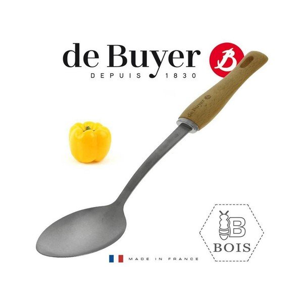 Łyżka kuchenna ze stali nierdzewnej de Buyer B Bois-image-2